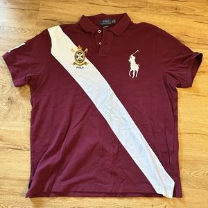 Maroon Polo. Size XL.